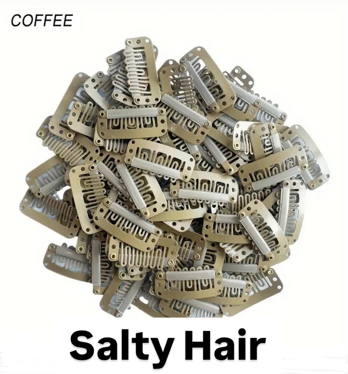 Clips for clip-in hair extensions