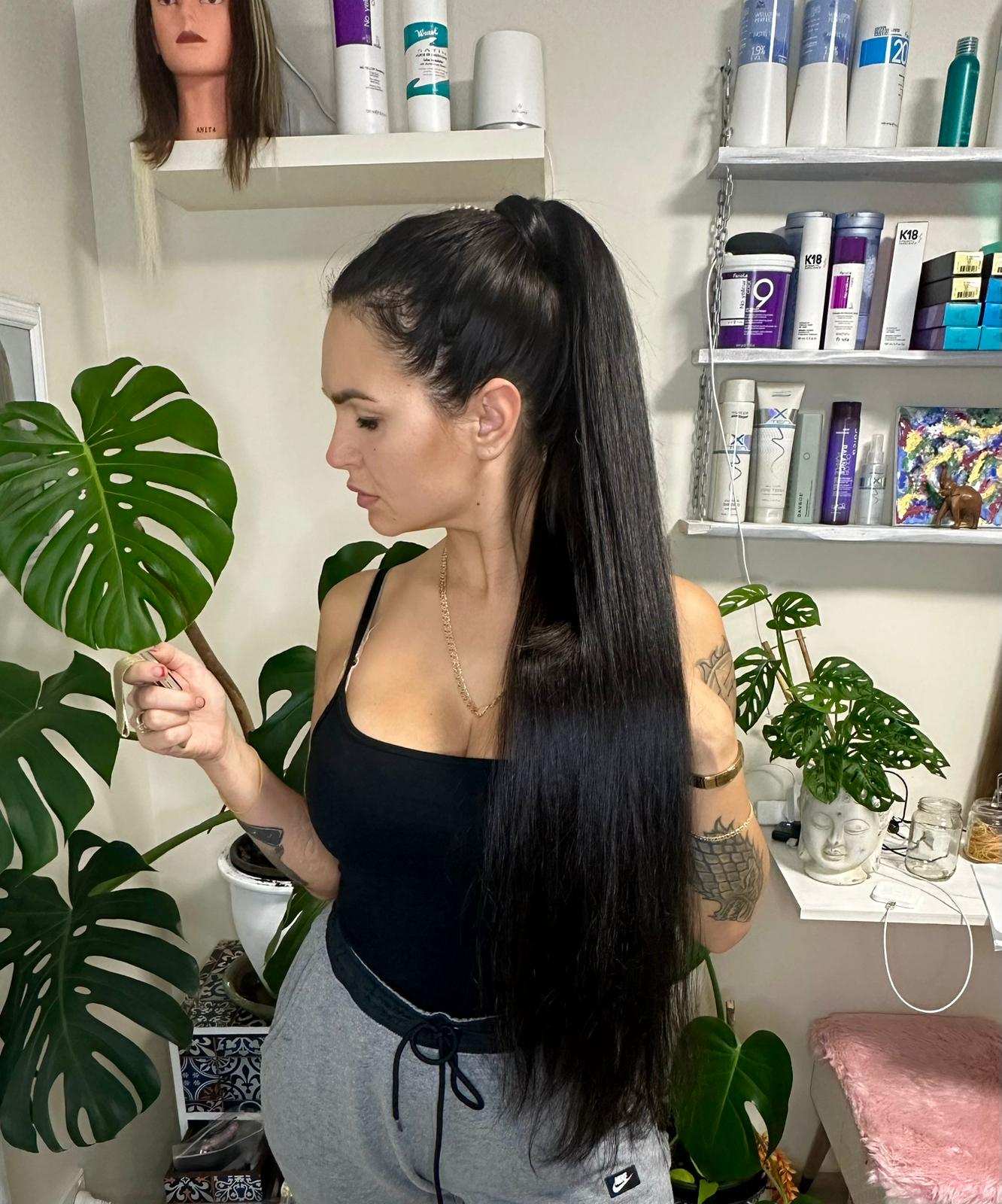 Pony Tail Brunette 30" 100g Hair