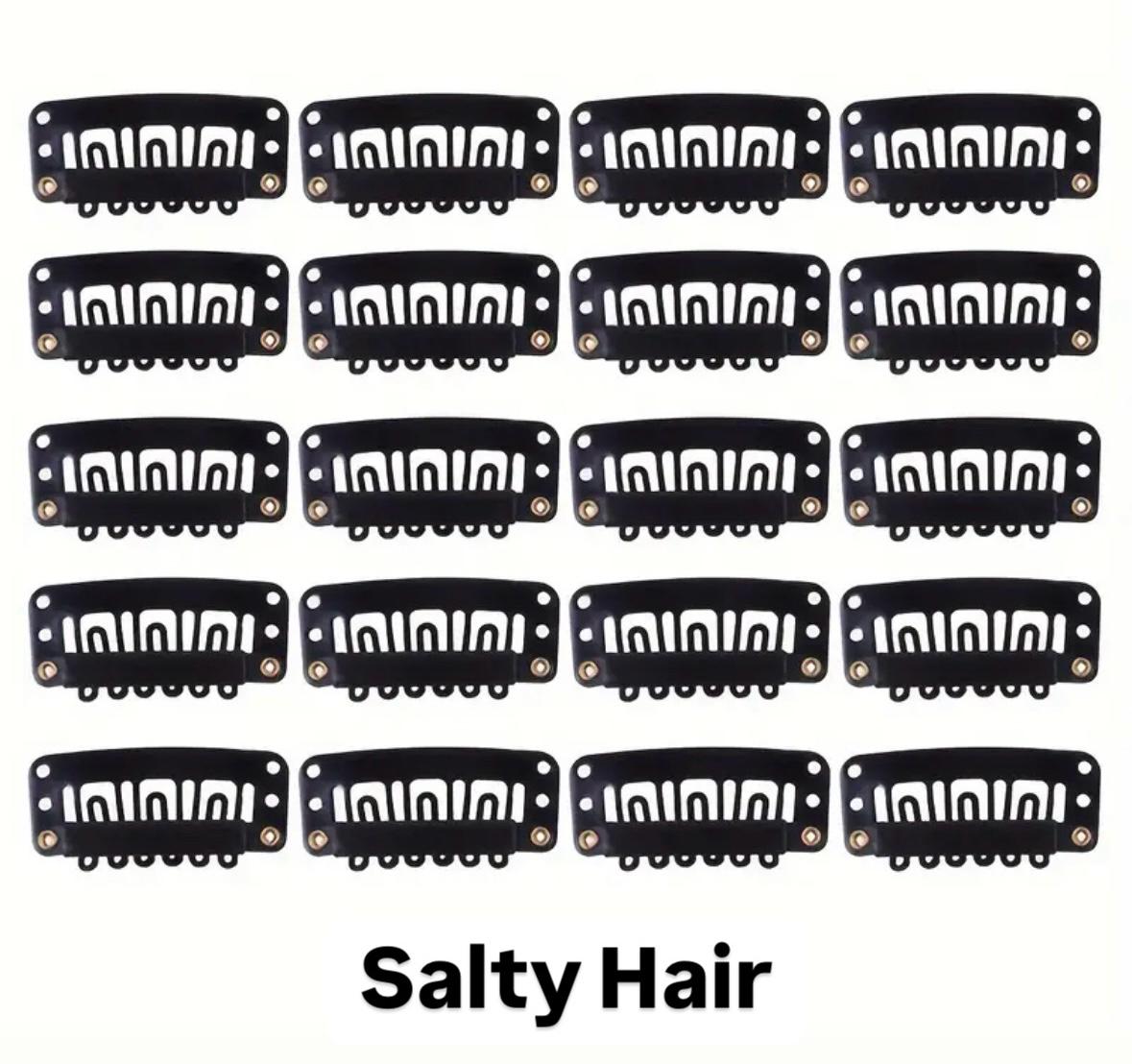 Clips for clip-in hair extensions