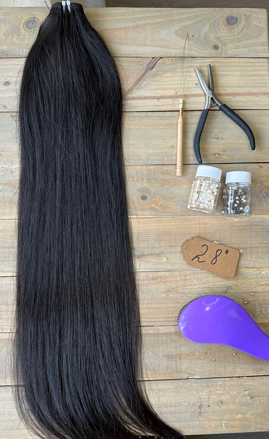 Weft Brunette 28inch 50g Hair