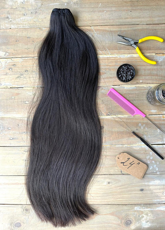 Weft Brunette 24inch 50g Hair