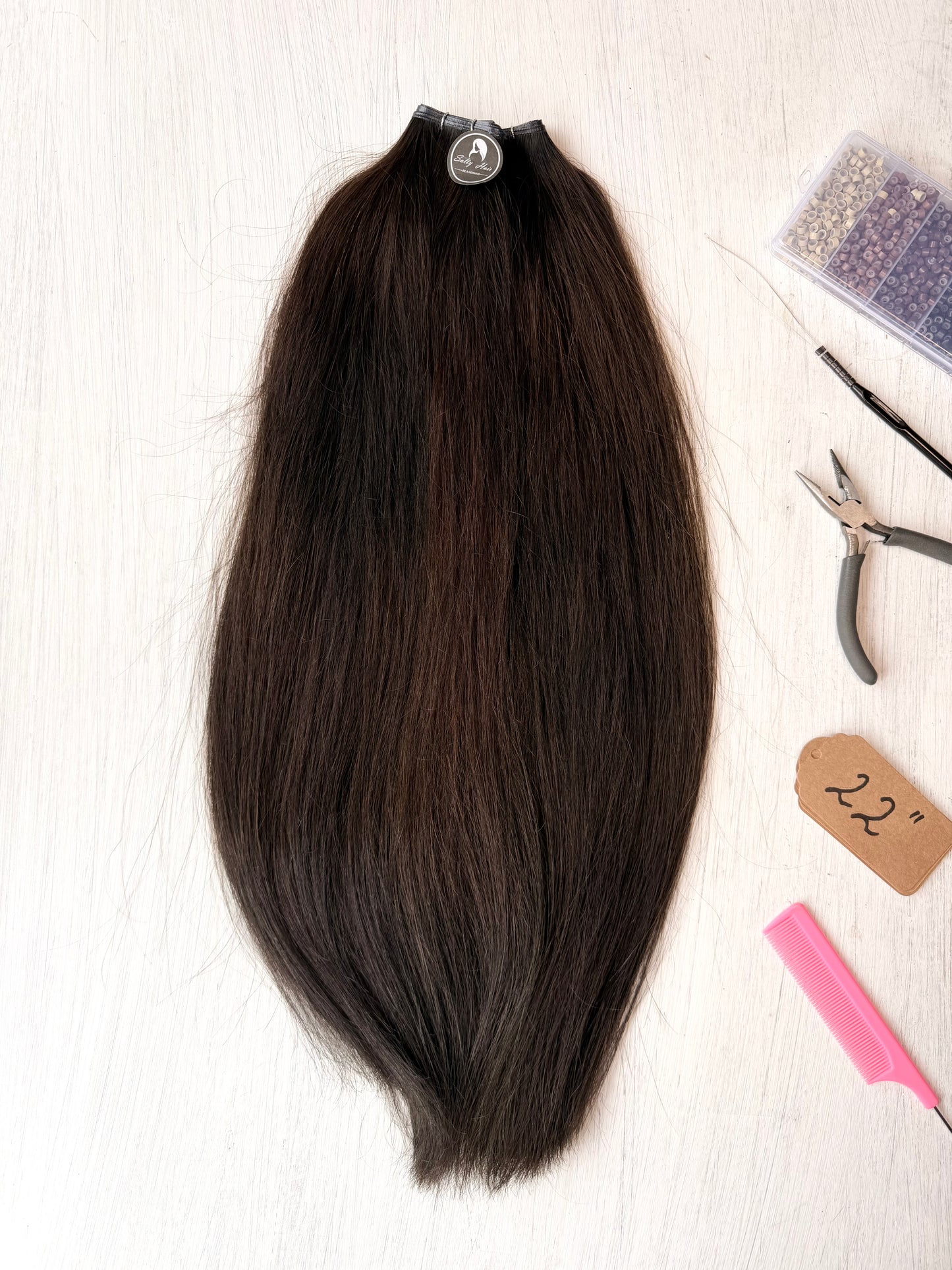 22” Premium Weft Brown 5.0 50g