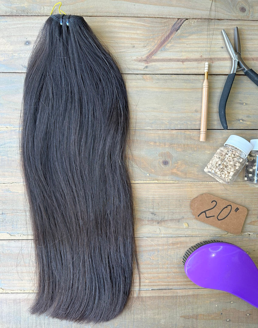 Weft Brunette 20inch 50g Hair