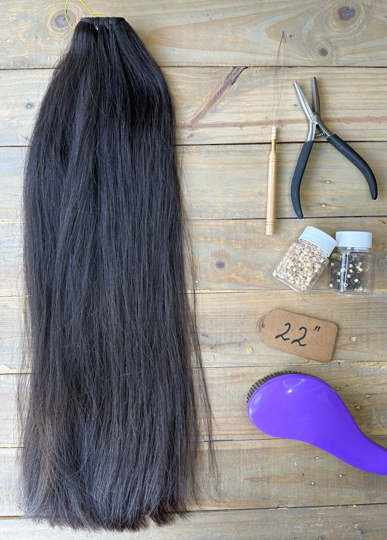 Weft Brunette 22inch 50g Hair