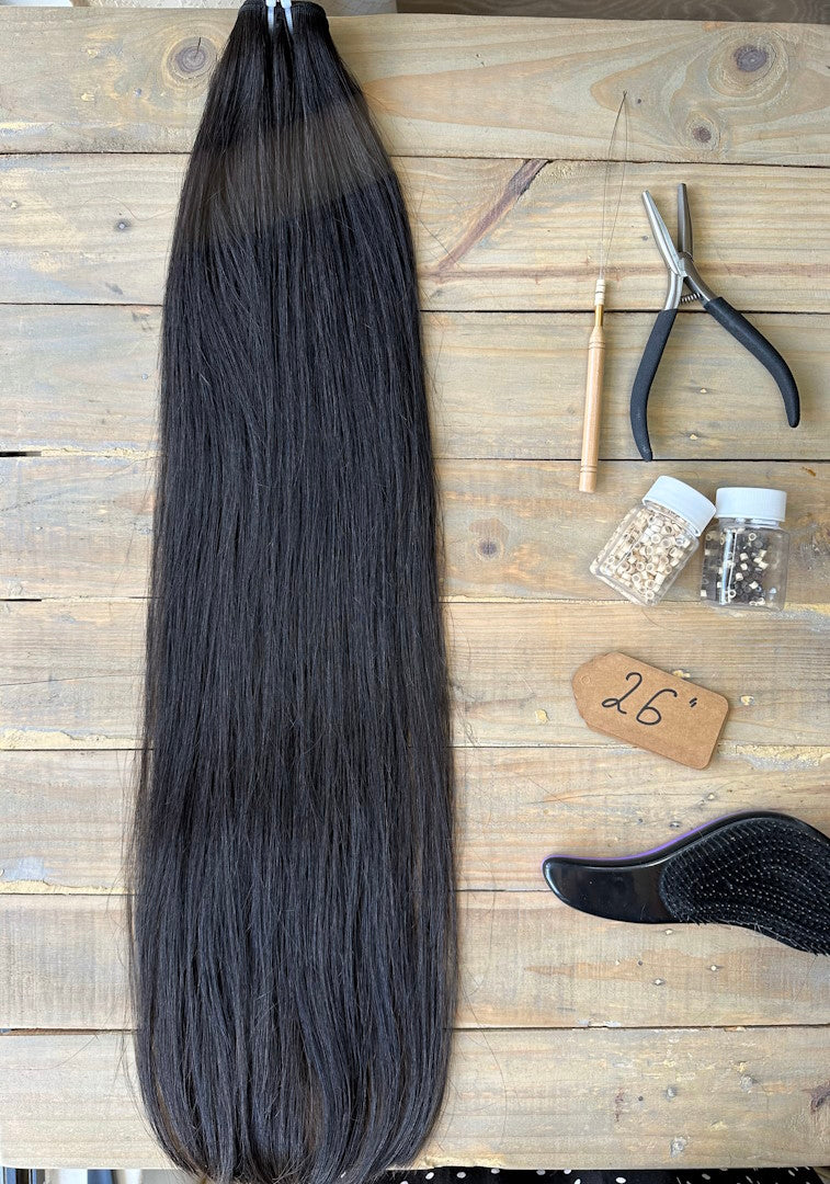 Weft Brunette 26inch 50g Hair