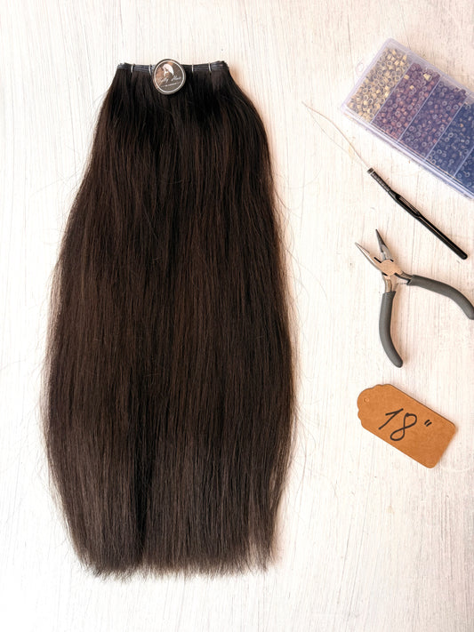 18” Premium Weft Brown 5.0 50g