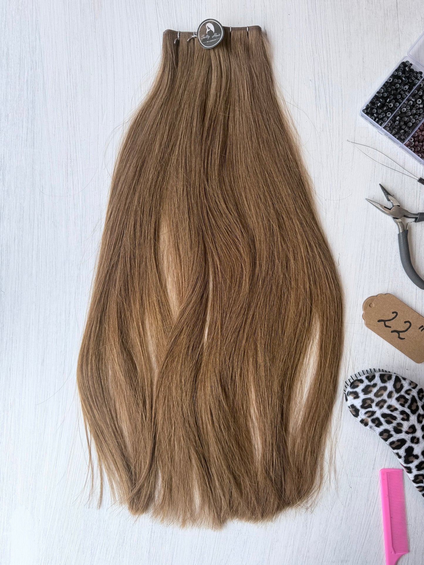 22” Premium Weft Light Brown 7.0 50g