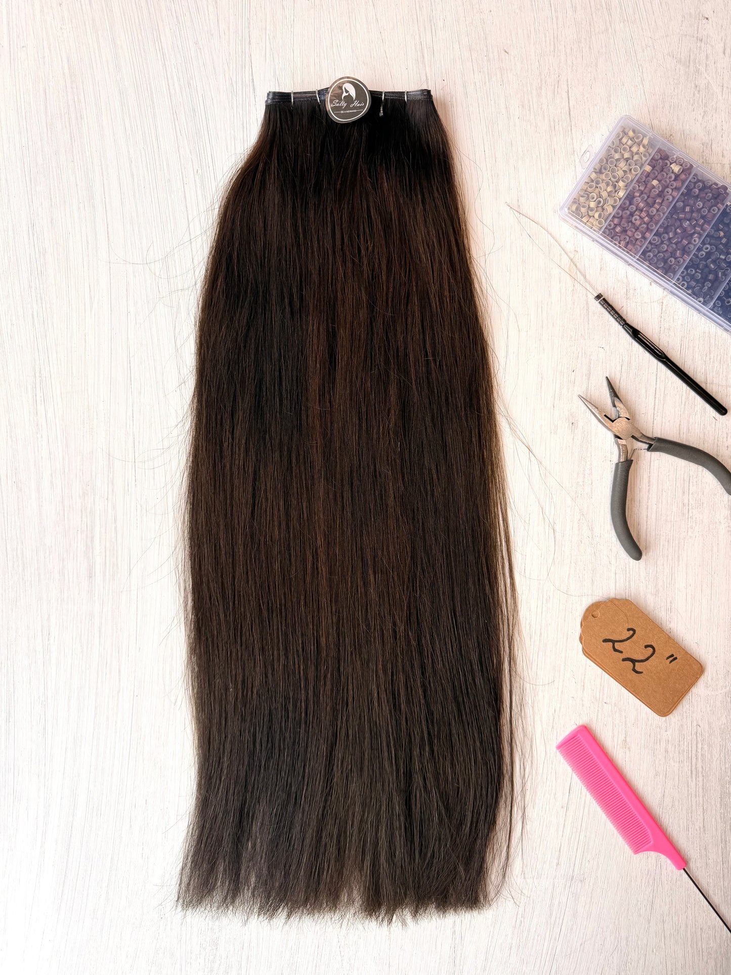 22” Premium Weft Brown 5.0 50g