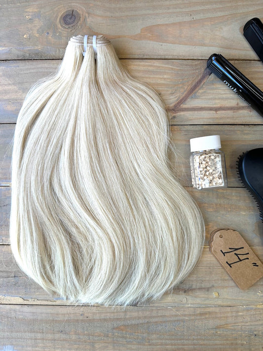 Weft Blonde 14inch 50g Hair